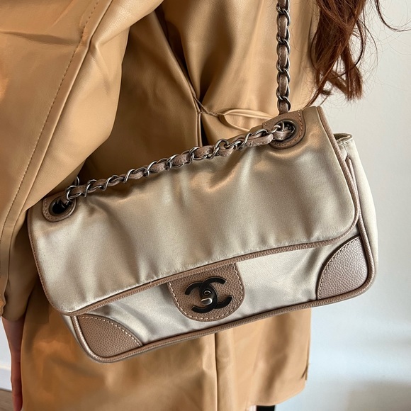 🤍Chanel classic satin single flaps 🤍 - Picture 13 of 14